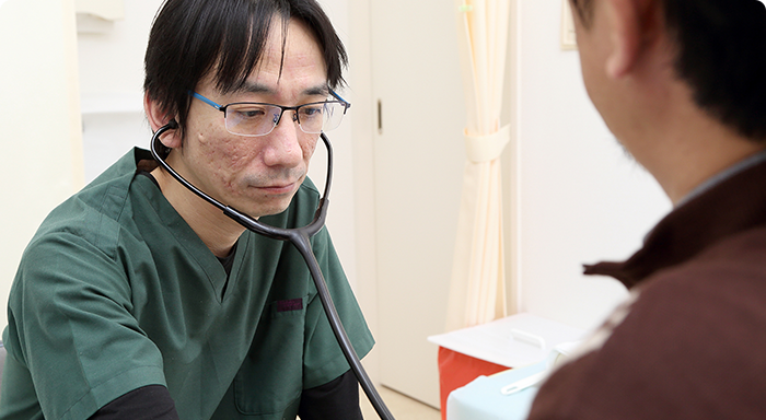 3人の内科専門医による的確な診断